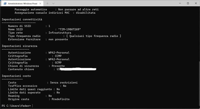Finding Wifi Password On Windows 11 Powershell
