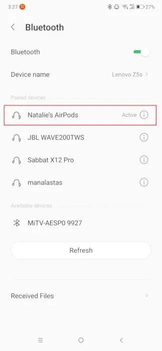 use AirPods on Android