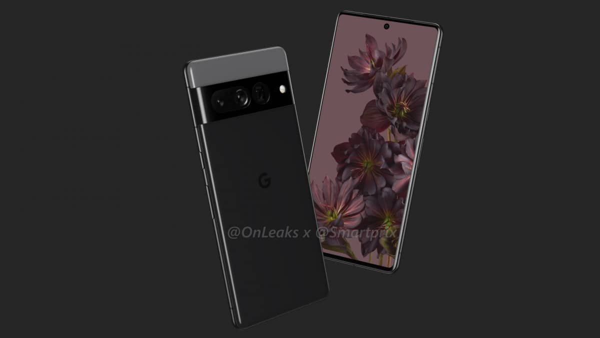 The new renderings confirm the appearance of the Pixel 7 Pro smartphone.  This island of cameras wasn't a "one-time freak"