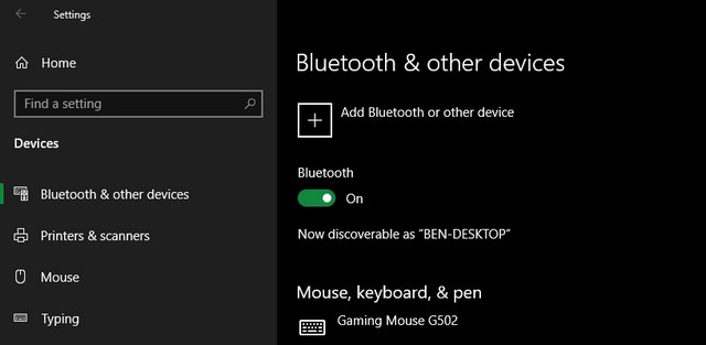 How to enable Bluetooth in Windows