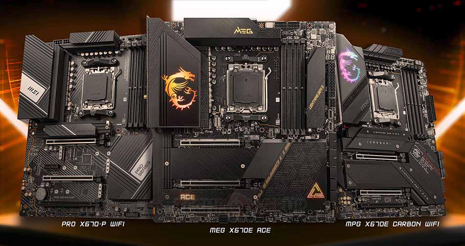 MSI reveals the first AM5 motherboards with X670 and X670E chipsets for Ryzen 7000 Zen4