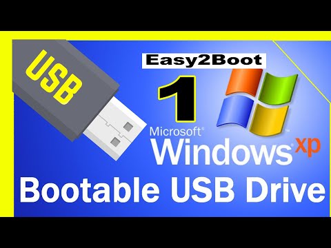 How to make a bootable flash drive to install windows xp