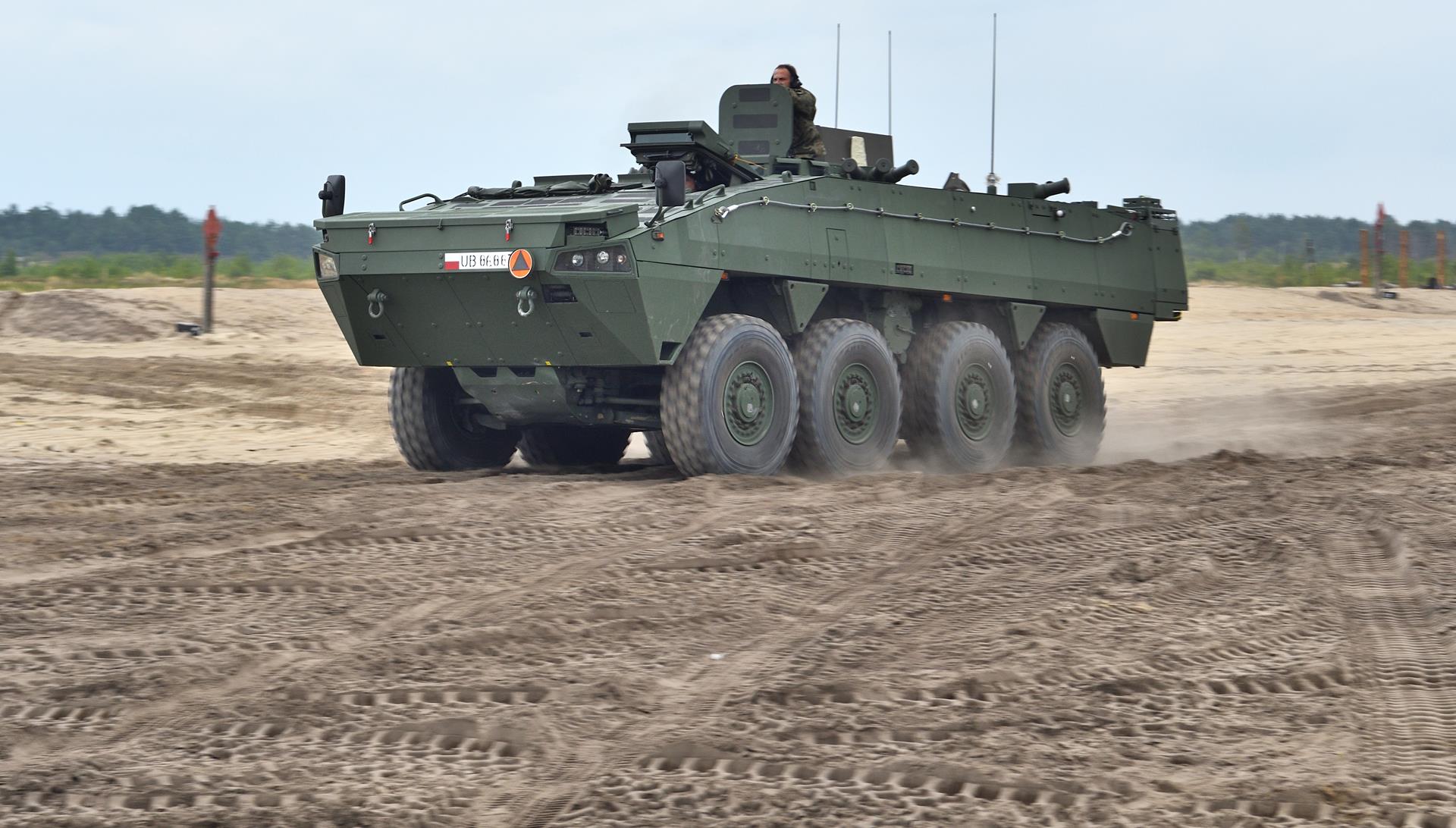 The new Rosomaks for the Polish Army are two more command vehicles