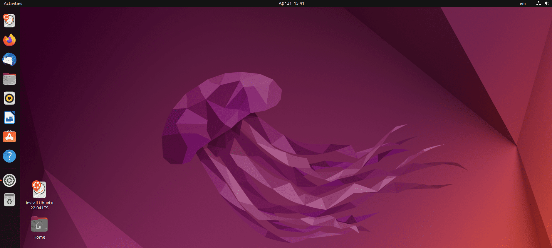 ubuntu 22.04 lts de escritorio