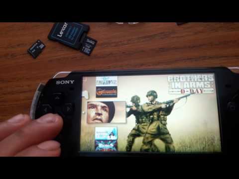 How to install psp games on memory stick