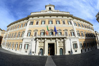 Building of the Italian Chamber of Deputies in Rome