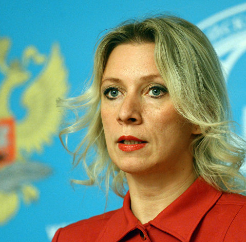 Russian Foreign Ministry Spokesperson Maria Zakharova at a briefing on current foreign policy issues