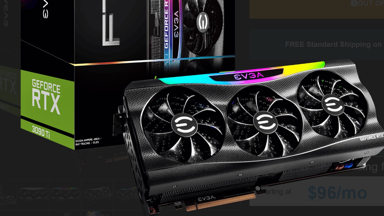 EVGA discounts the price of a GeForce RTX 3090Ti card by $ 1,000