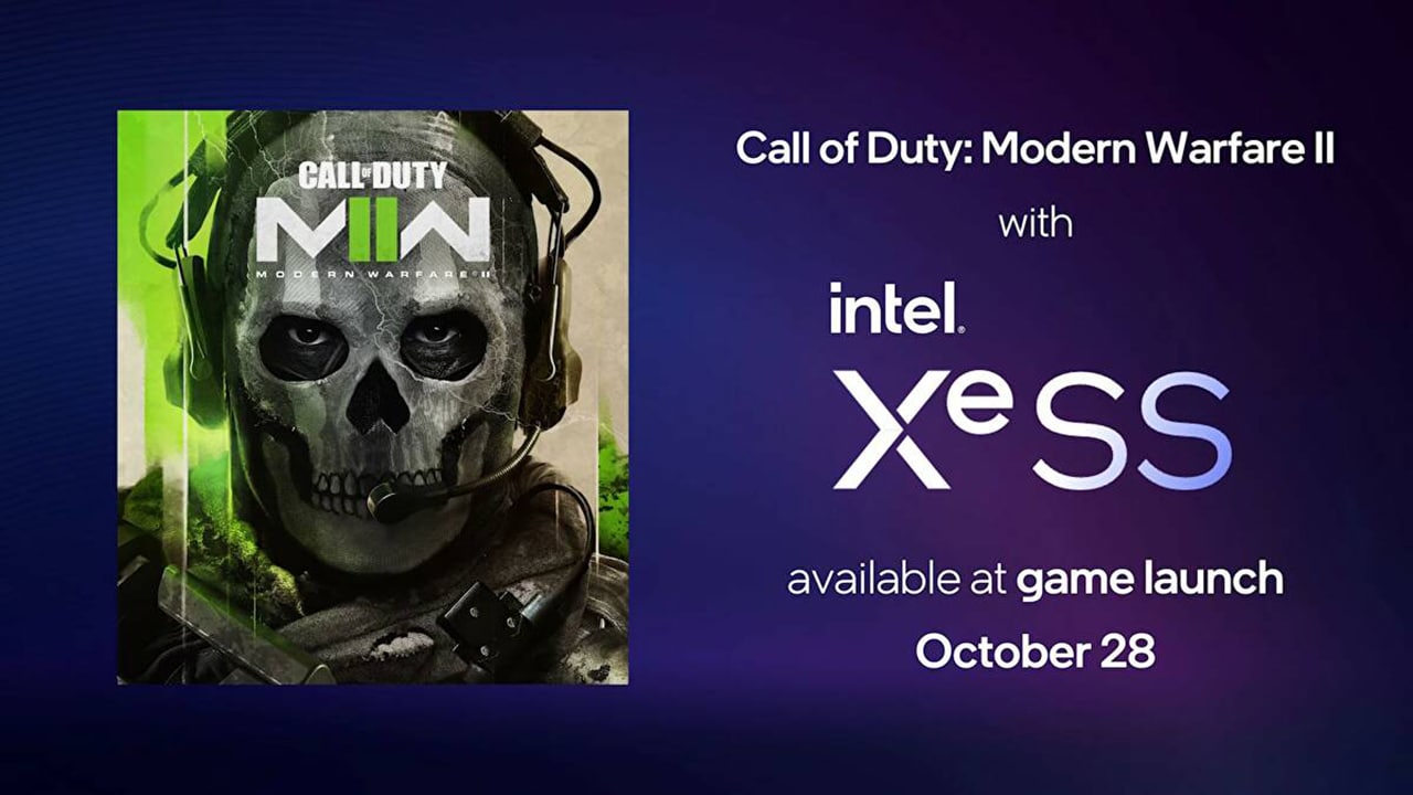 Intel XeSS integrated into Call of Duty: Modern Warfare II at launch