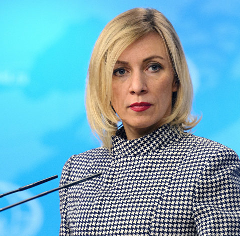 Russian Foreign Ministry spokeswoman Maria Zakharova at a briefing on current foreign policy issues.  March 23, 2017