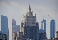 Types of Moscow.  The building of the Ministry of Foreign Affairs of the Russian Federation
