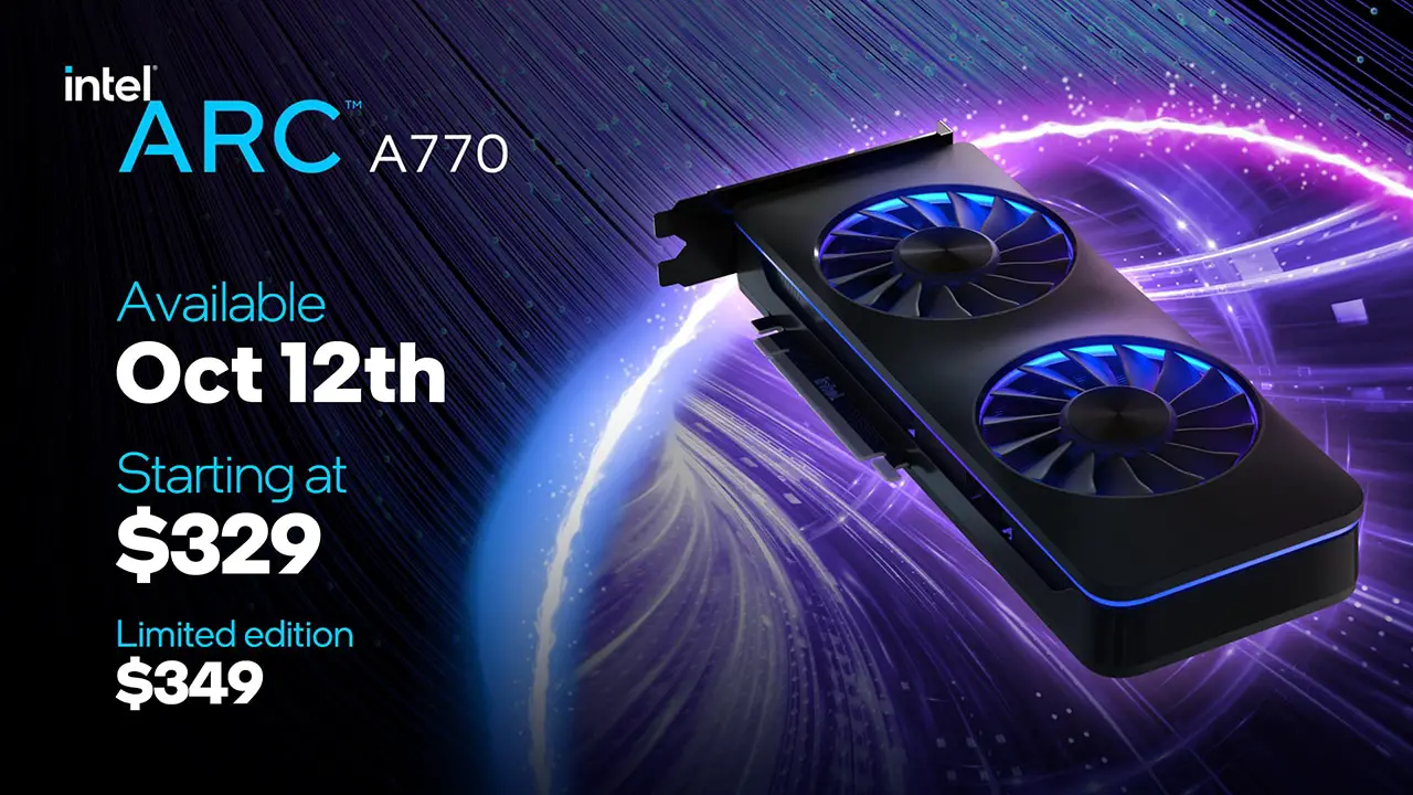 Intel on the assault of GeForce RTX 3060 with Arc A770 and A750: prices and performance finally revealed
